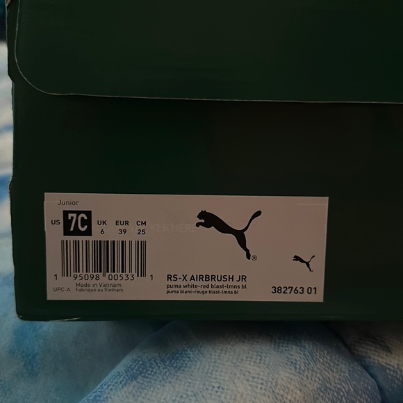 Puma Other - Puma’s, Grace School Size 7, RS-X AIRBRUSH JR